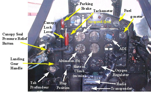 cockpit fouga magister